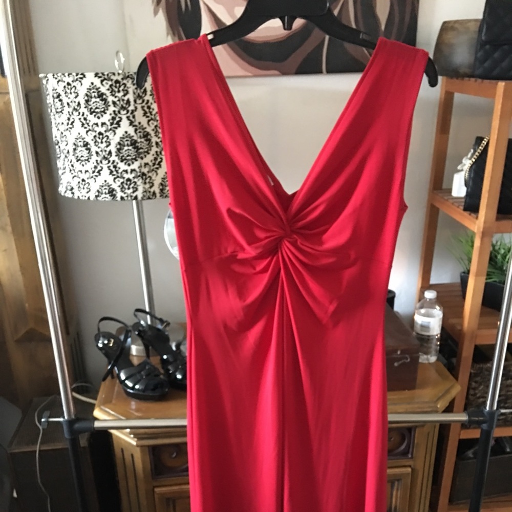 Red dress
